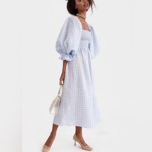 Sleeper Blue and White Gingham Atlanta Dress